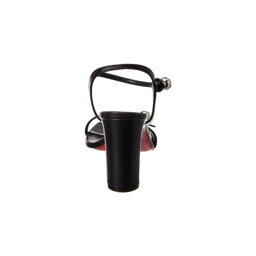 Christian Louboutin Atmospheria 85 Leather Sandal, Black - Picture 3 of 5